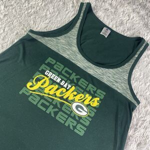 Green Bay Packers Shirt Womens Small Tank Top NFL Football Summer